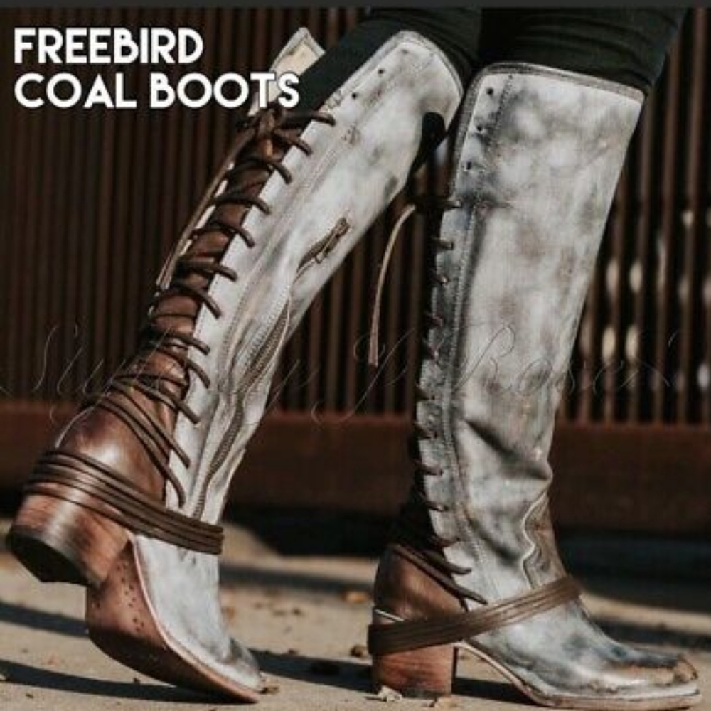 Free bird coal boots excellent condition size 7